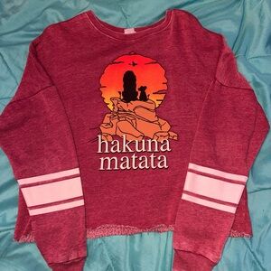 The Lion King Cropped Sweatshirt